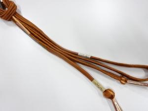 未使用品　正絹　手組帯締め（長尺）